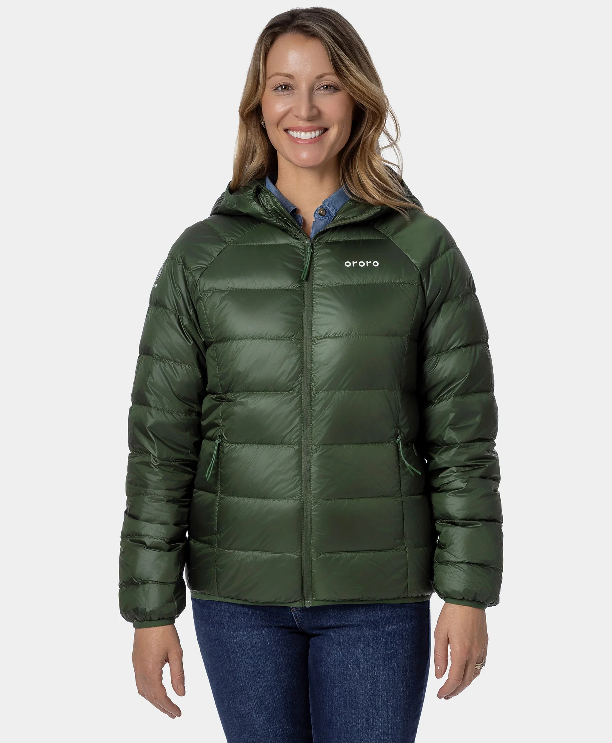 Aero Women's 4-Zone Packable Heated Down Jacket - Image 23