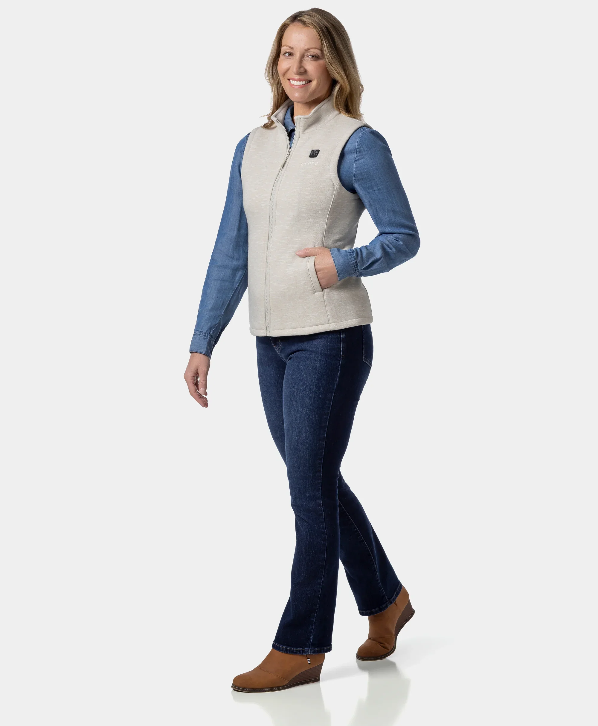 Women's Heated Fleece Vest - Image 52
