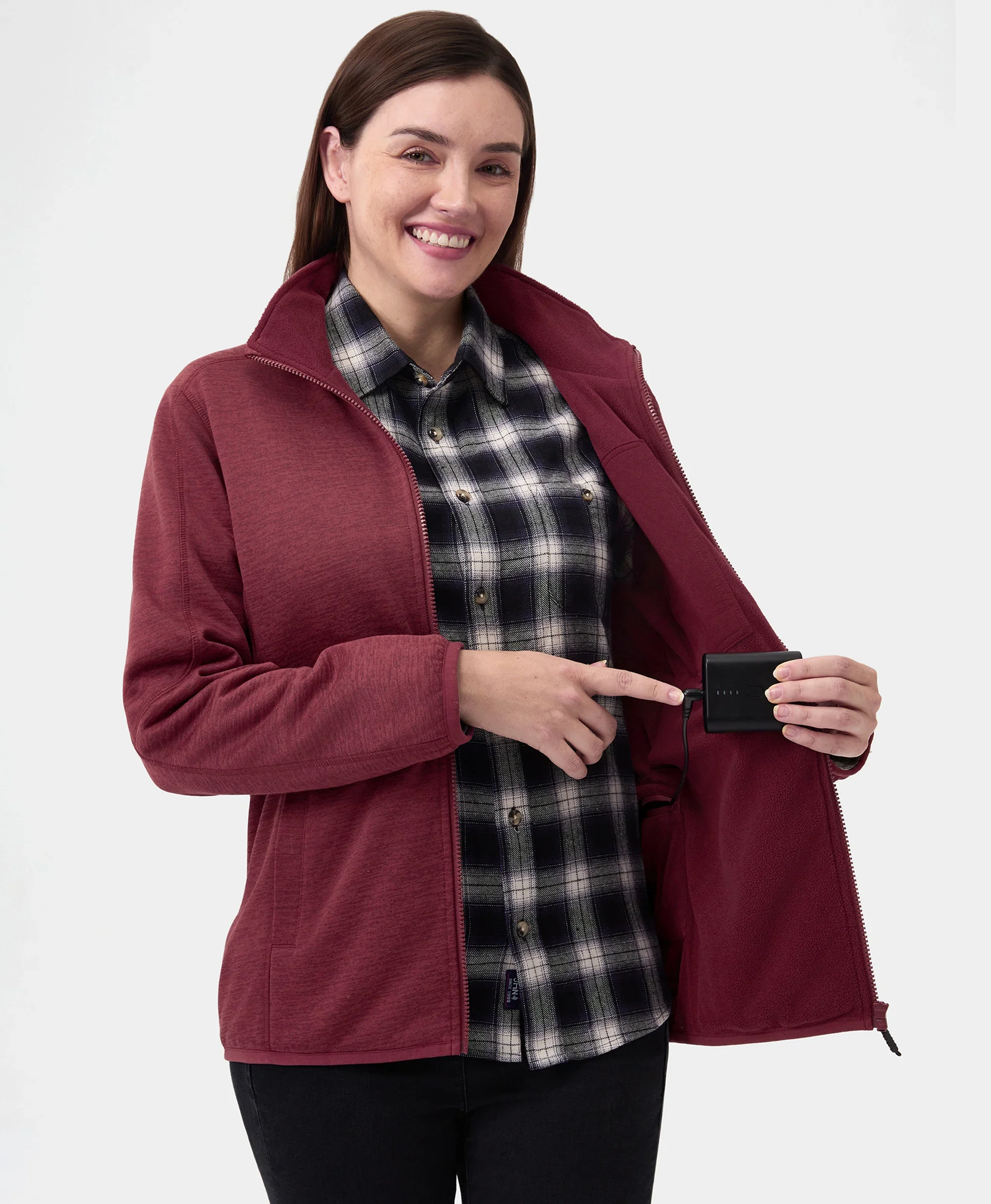 Women's Heated Full-Zip Fleece Jacket - Image 34