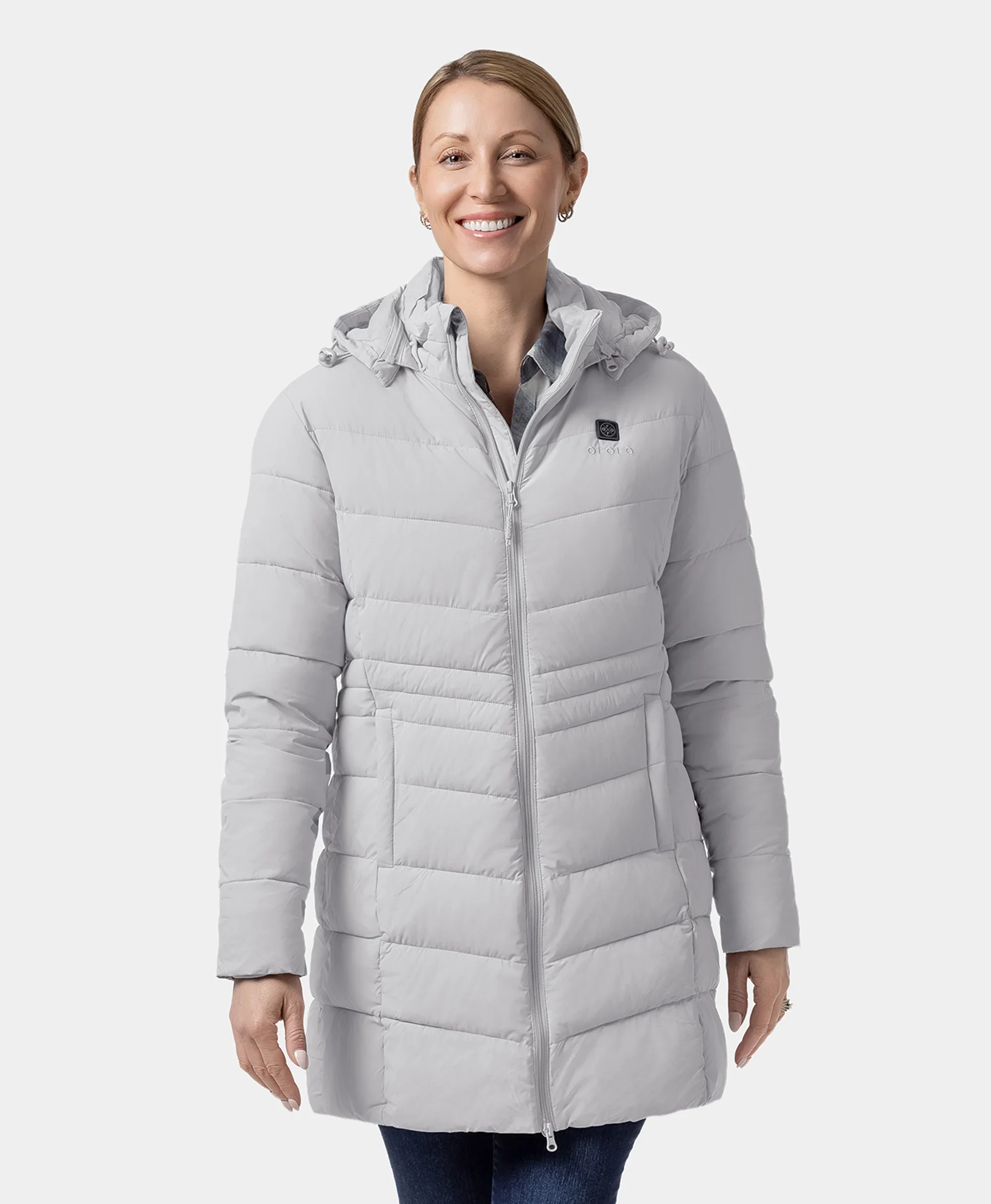 Women's Heated Puffer Parka Jacket (Apparel Only) - Image 36