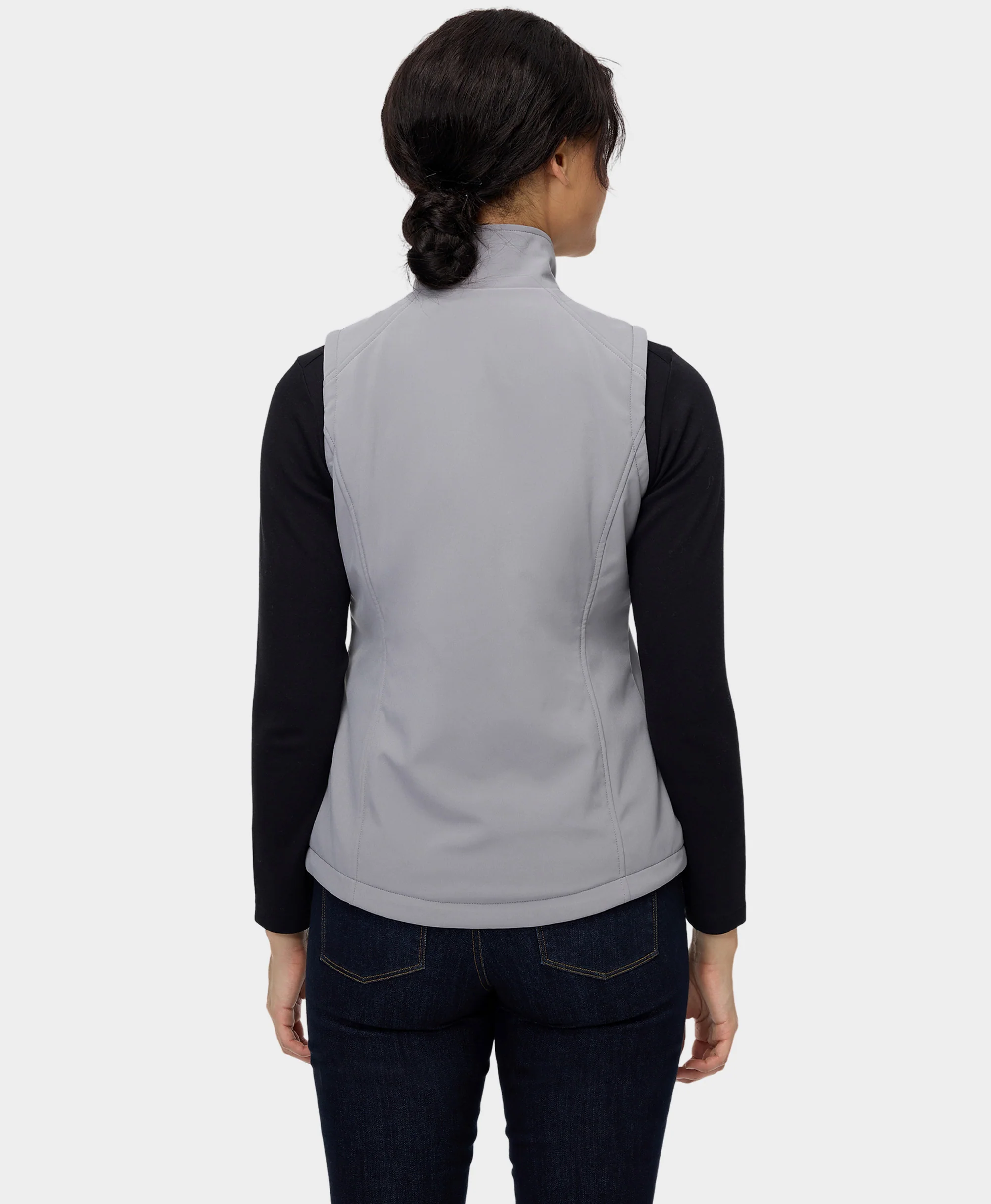 Women's Heated Softshell Vest - Lower Back Heating - Image 21