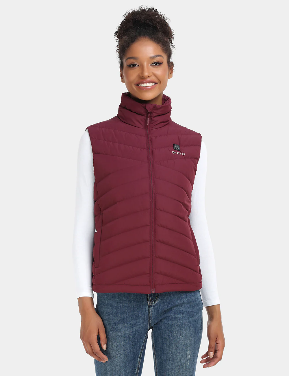Women's Heated Lightweight Down Vest - Image 33