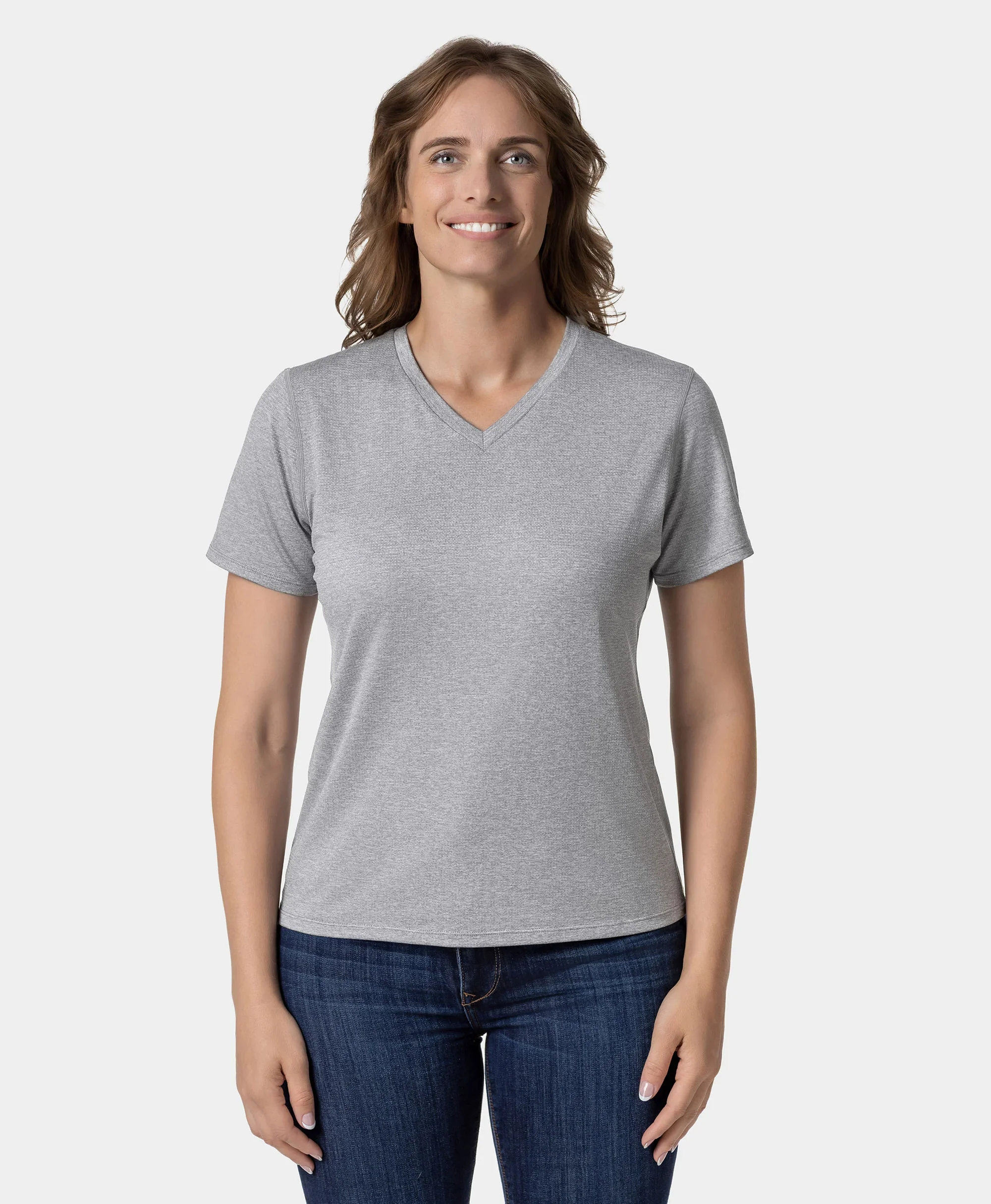 Women’s TechTrail V-Neck Performance T-Shirt - Image 7